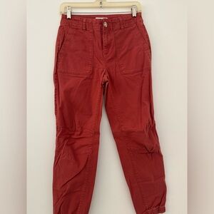 LOFT Burnt Orange Cargo Pants
